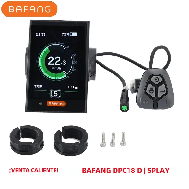 Pantalla LCD DP C18 para Bafang 36V/48V BBS01B BBS02B BBSHD Motor de accionamiento medio Kit de reemplazo de pantalla de bicicleta eléctrica hembra de 5 pines