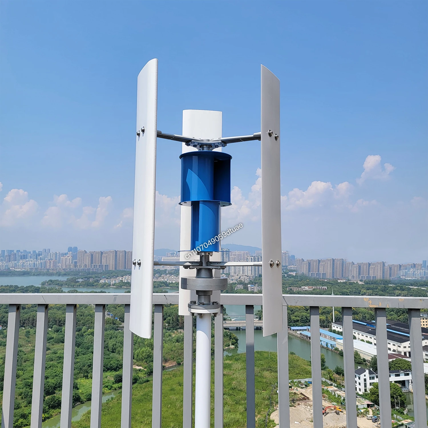 10KW New Energy Vertical Wind Turbine Windmill Generator 5KW 24/48V Low Noise Speed Start With MPPT Controller Off Grid Inverter