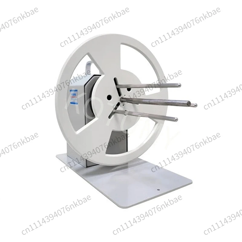 Automatic Label Rewinder Machine, Self-Adhesive Barcode Sticker & Hanging Tag Paper Rolling Winder for Printing Shop Use
