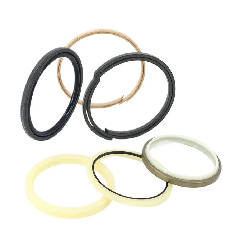 For Caterpillar Excavator Boom Hydraulic Cylinder Repair Oil Seal Kit E320b Rebuild Set Apply Caterpillar Stamp Kits