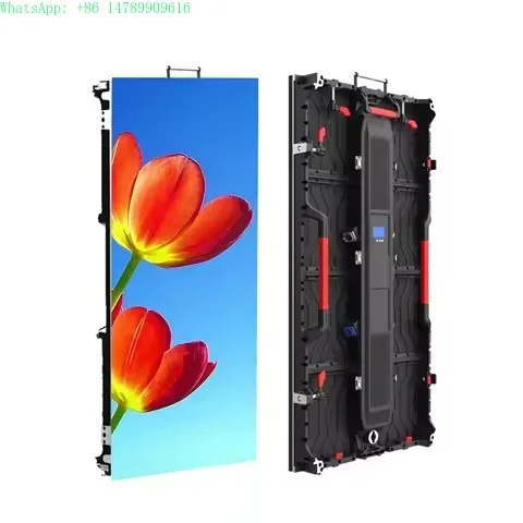Outdoor Custom Waterproof LED Roll-up Display ScreenOutdoor 320*160 Cabinet Full Color P3.91 P4.81 P5 Outdoor Led Screen Rental