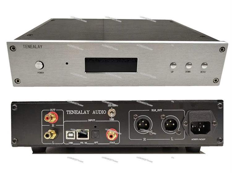 High-end HIFI Audio, Equipped with Dual-core PCM1794 and AK4118 DAC Chips, Supports Coaxial, Optical, USB and IIS Interfaces