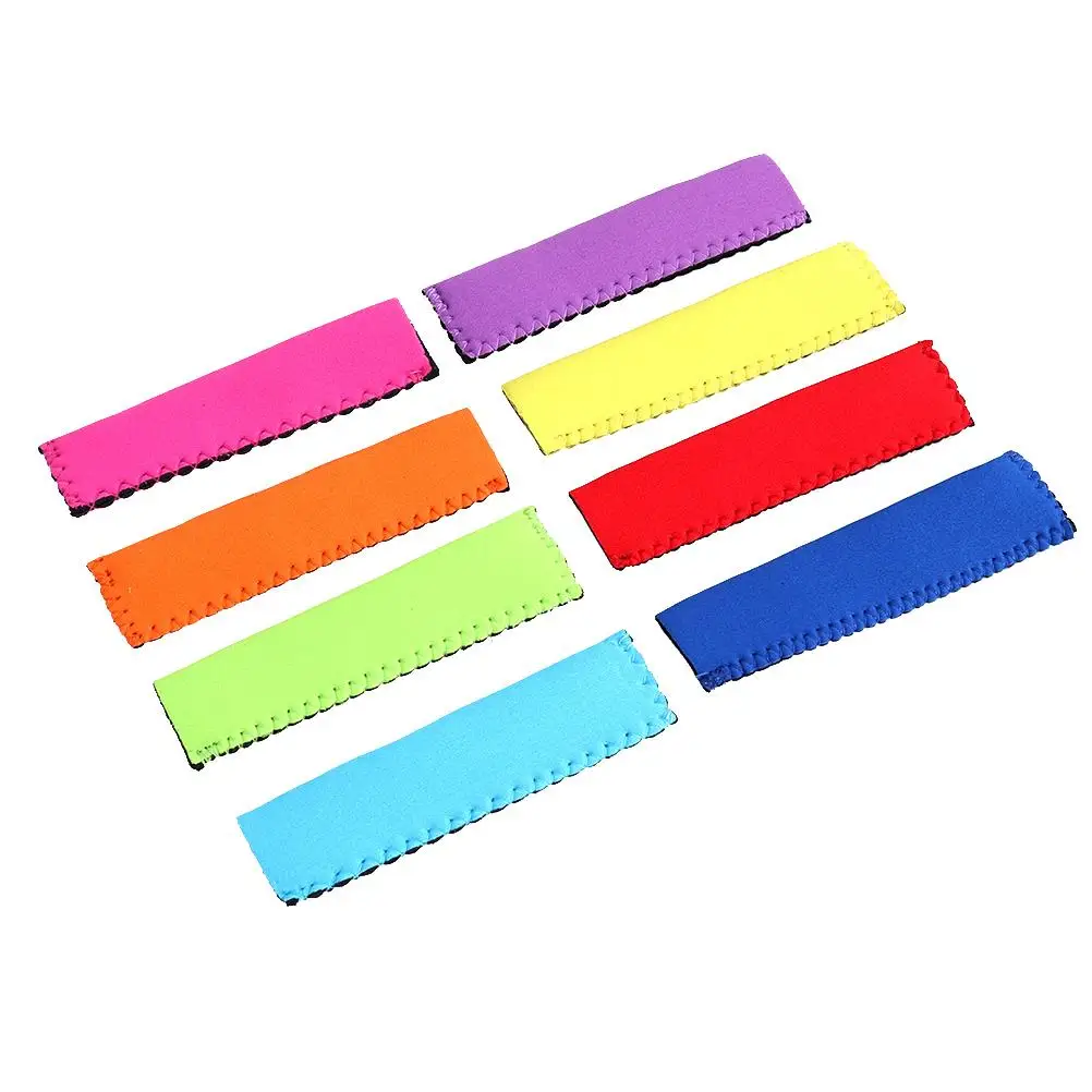 

Popsicle Holder Bags Popsicle Sleeves Ice Pop Sleeves Reusable Ice Freezer Protective Cover Colorful Insulator Sleeves
