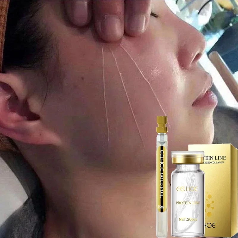 Collagen Thread Quickly Lifting Wrinkle Remover Soluble Protein Threads Serum Set Absorbable Face Filler Moisturizing Skin Care