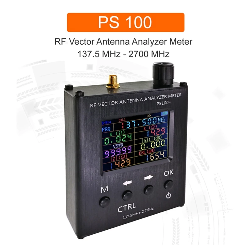 1 Piece N1201SA 140Mhz-2.7Ghz UV RF Vector Impedance ANT SWR Antenna Analyzer Meter Tester D1-005 With Inner Battery