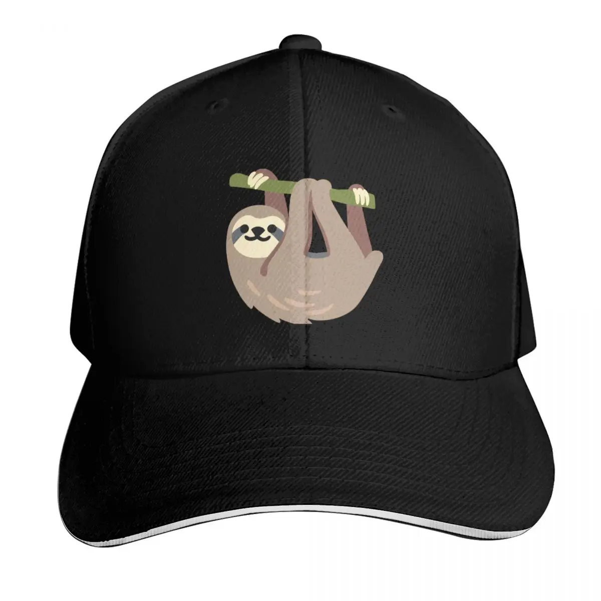 Sloth Baseball Cap Sun Protection UPF 50+ Breathable Mesh Back Adjustable Buckle Closure