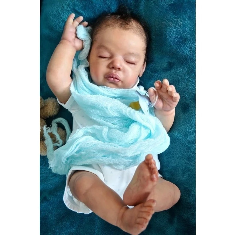 20incn Sleeping Reborn Doll Kit Reborn Baby Nora Unfinished Doll Parts Handmade DIY Kit