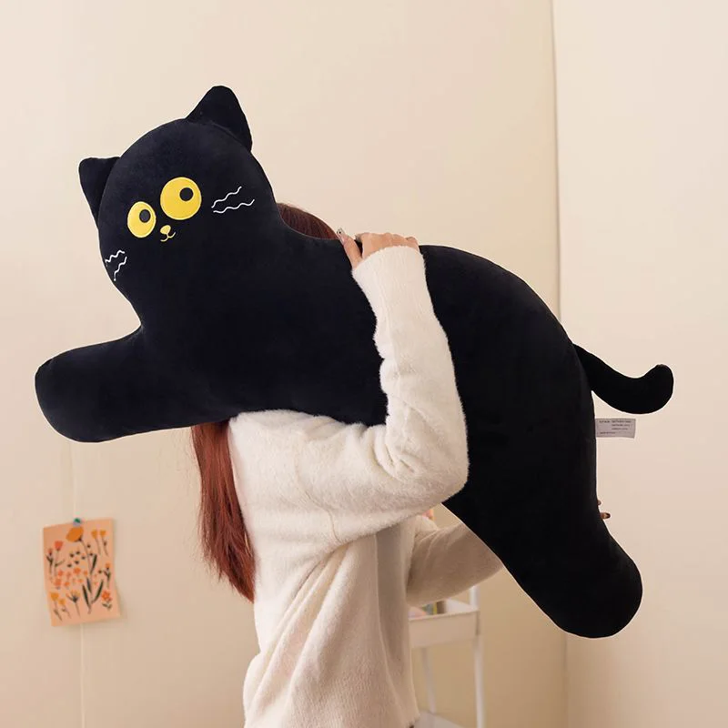 Милая длинная подушка с имитацией животного, странная плюшевая игрушка, офисный сон, мягкий орнамент