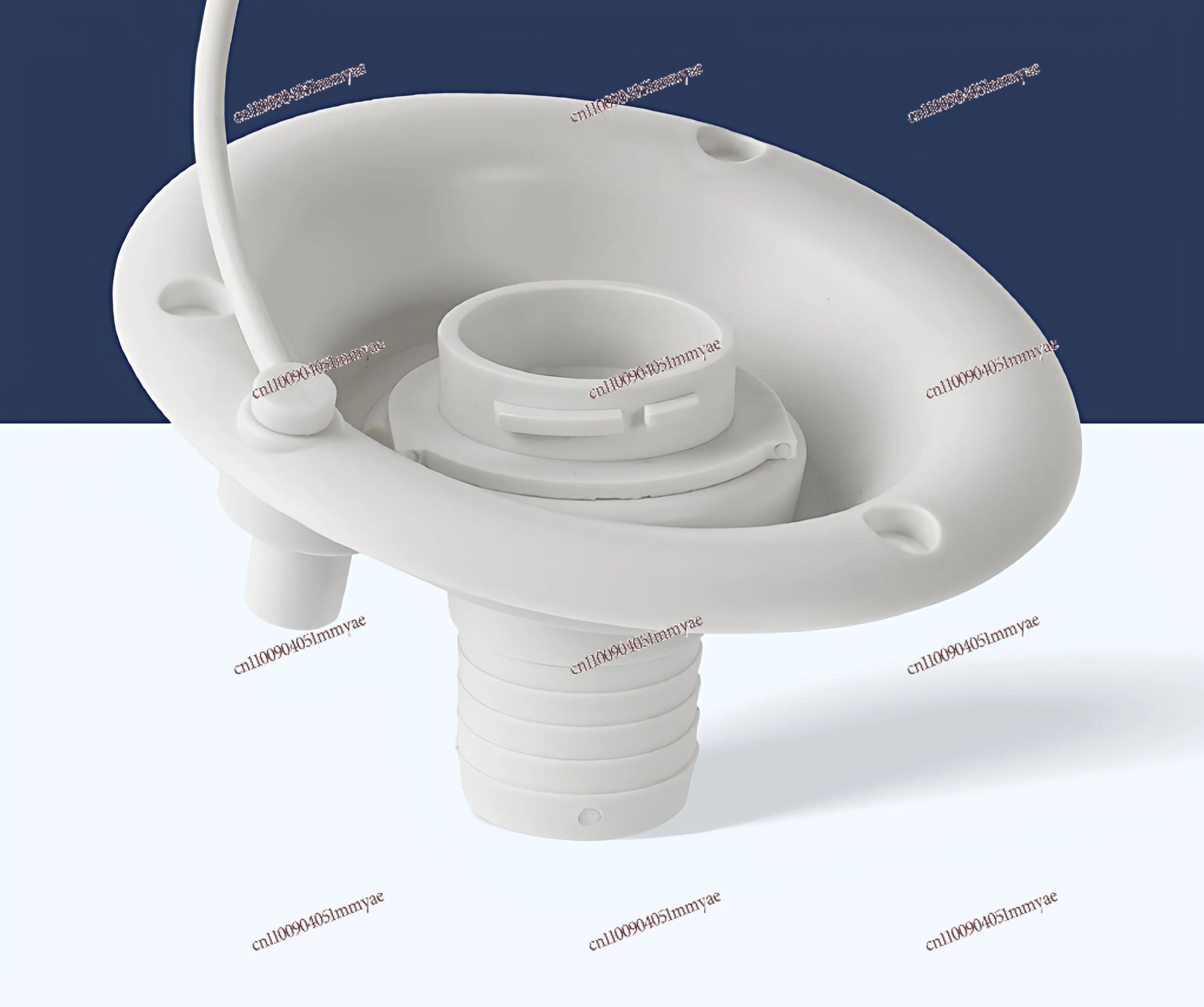 Gravity Water Inlet, Round Tank Fill Connector, Water Injection Port for Caravan Trailer, RV Refit Hardware Accessories
