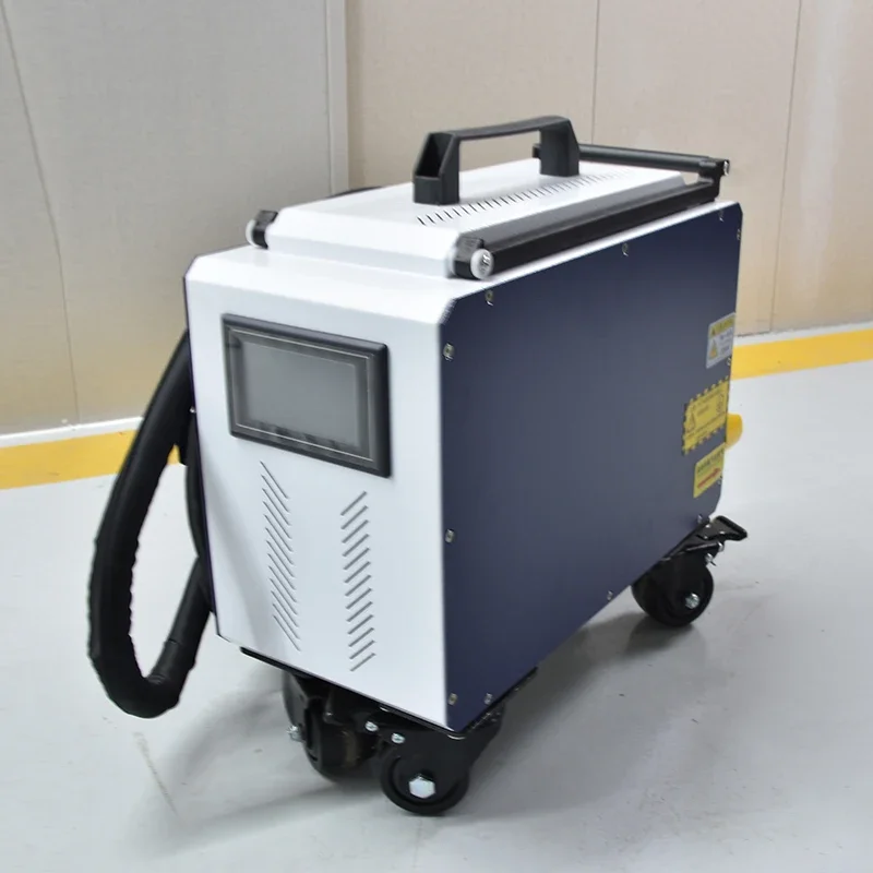 Portable Handheld Laser Cleaning Machine 100w 200w 300w Fiber Laser for Rust Paint Removal on Wood Stone Metal