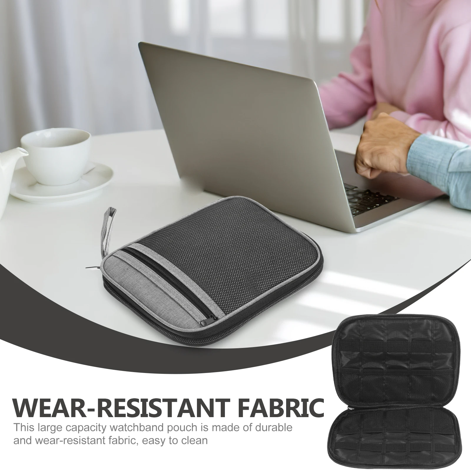 

B Reusable Watch B Holder Capacity Polyester Storage Bag Watch ganizer Portable ganizer Travel Pouch Durable Container