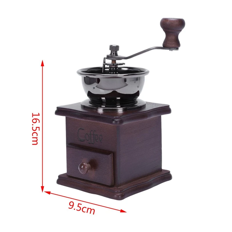 Top Deals Manual Coffee Grinder, Hand Coffee Beans Grinding Machine, Hand Coffee Burr Mill,Manual Bean Grinder