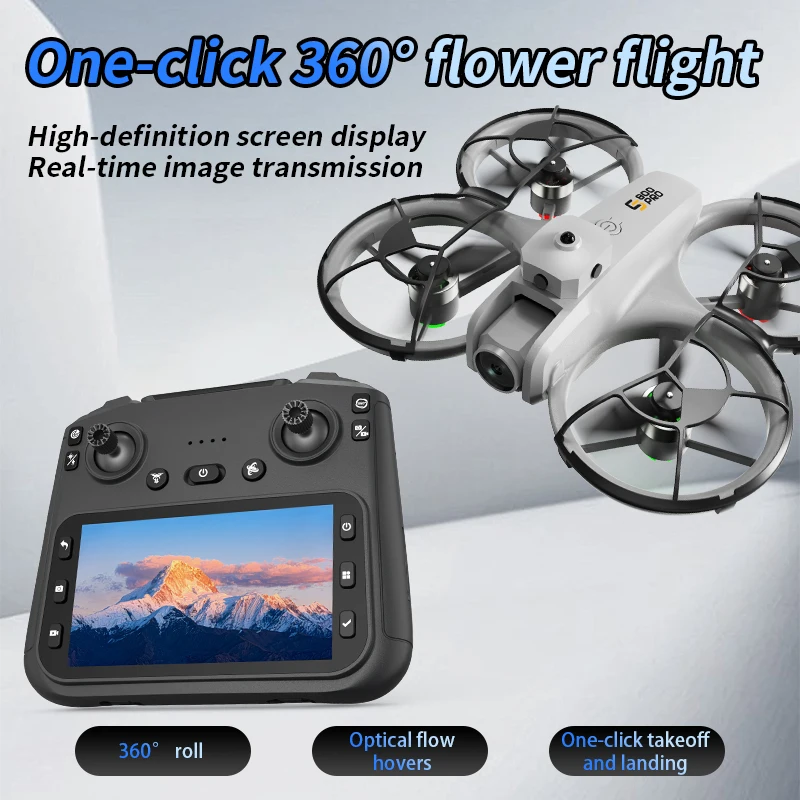 ES800PRO RCドローン デュアルカメラ 8K FPV UAV 6軸ジンバル 360 °   フリップ ブラシレス パワー プロフェッショナル HD クアッドコプター クアッドコプター おもちゃ ギフト