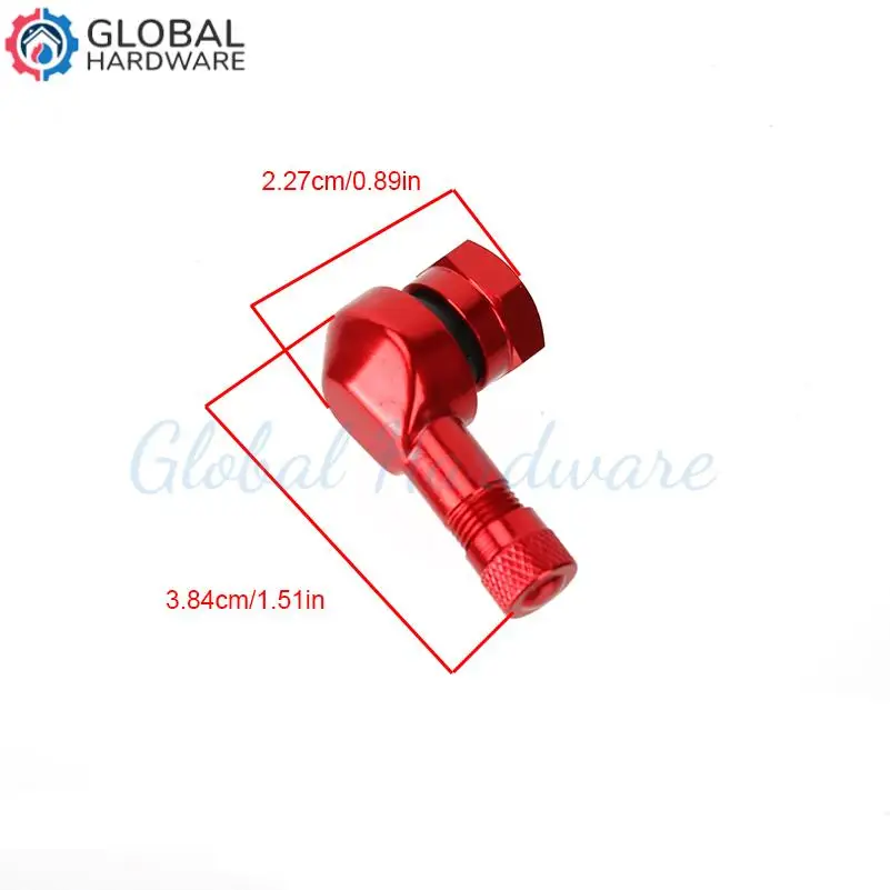 Motorcycle CNC Universal Orange Rim Wheel Valve Stems Tire Tyre Cap 90 Degree For RC SMC R SUPER  ADVENTURE RC