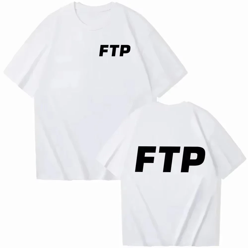 2026 New Ftp Printed T-shirt Men's Clothing  Harajuku Rap Styles Music Short Sleeve Casual Clothes Summer T Shirt view 2