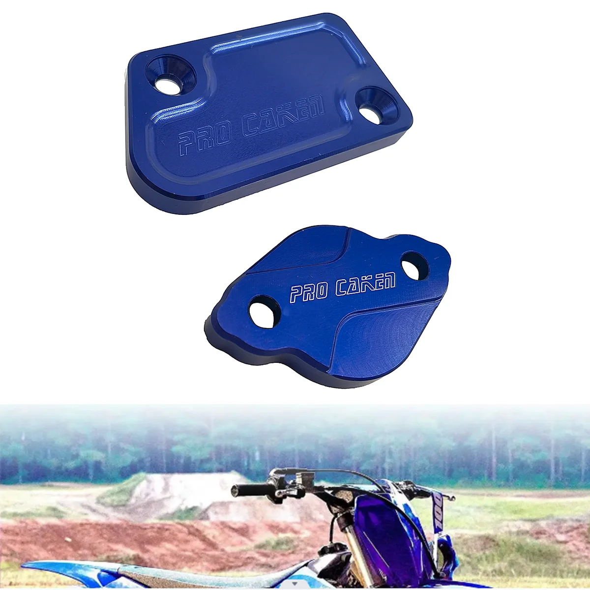 

Motorcycle CNC Front Rear Brake Reservoir Cover Cap For Yamaha YZ WR 125 250 250F 450F YZ125 YZ250 YZ250F YZ450F WR250F WR450F