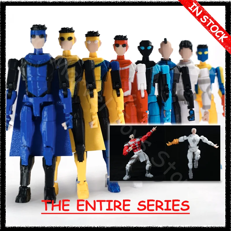 3D-gedruckte Invincible Boy Conquest Omni Man Conquest Thragg Dummy13 T13 Multi-Jointed MovableAction-Figur, individuelles Spielzeug