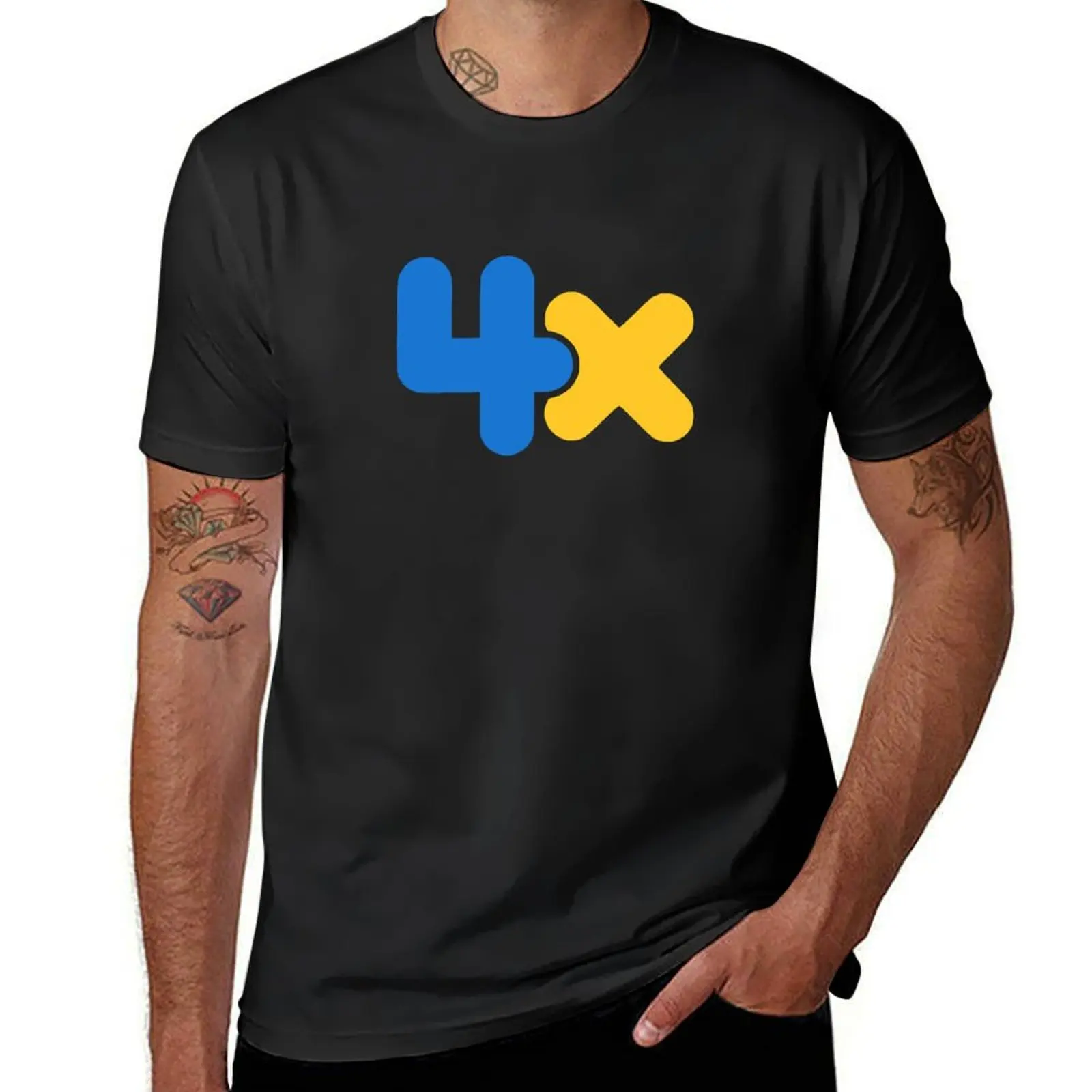 

4x T-Shirt summer top Funny t-shirts sublime quick drying mens graphic t-shirts pack