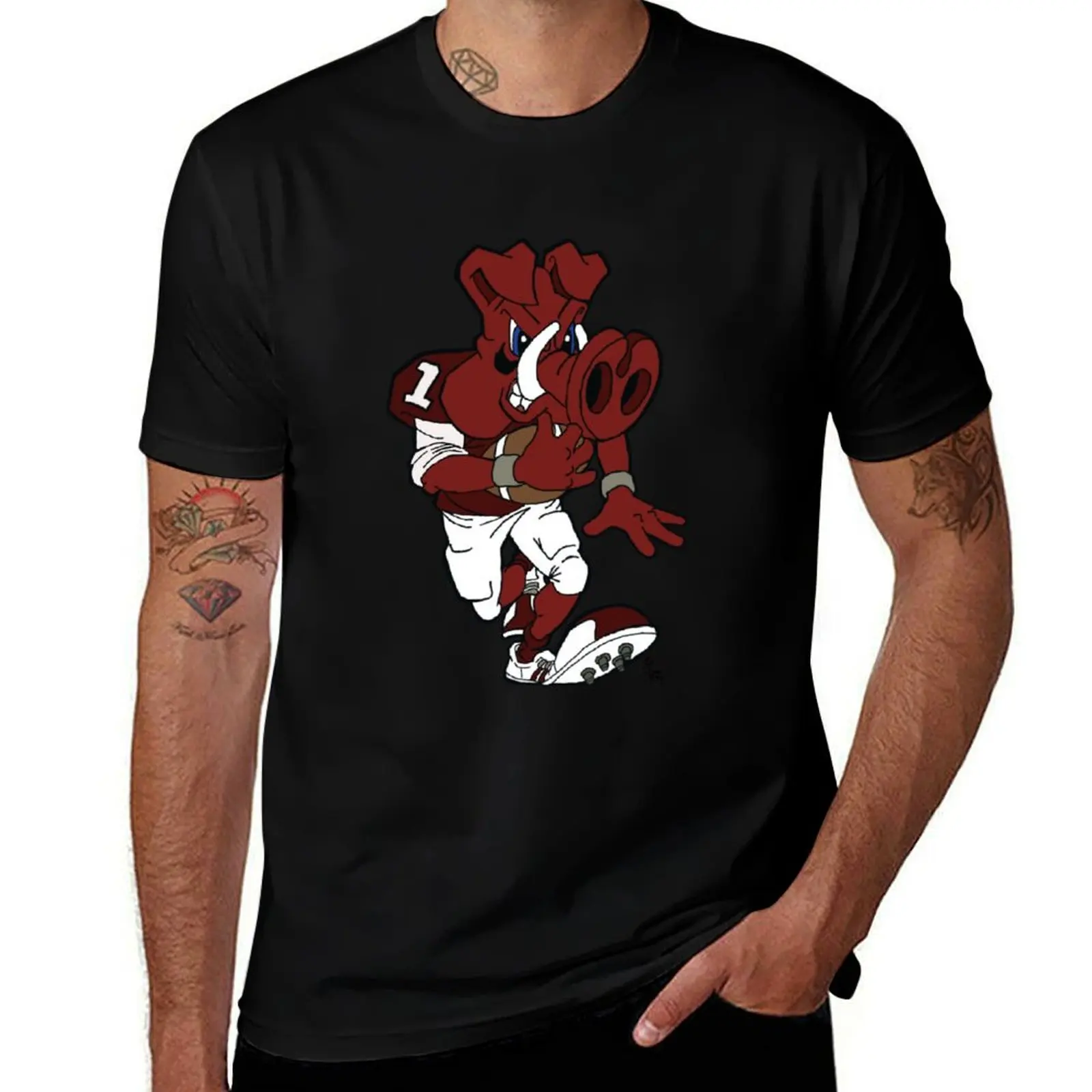 

Arkansas Football T-Shirt Worker Basic Short Sleeve Tee