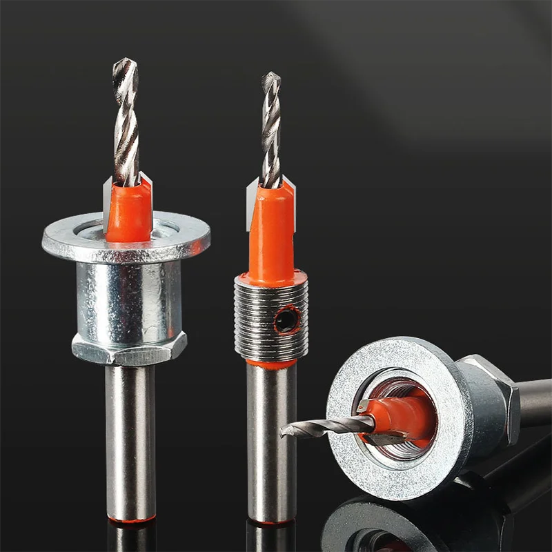 8Mm Schacht Boor Houtbewerking Verzinkboor Frees Schroef Extractor Sloop Hss Voor Hout Frees Carbide Tips