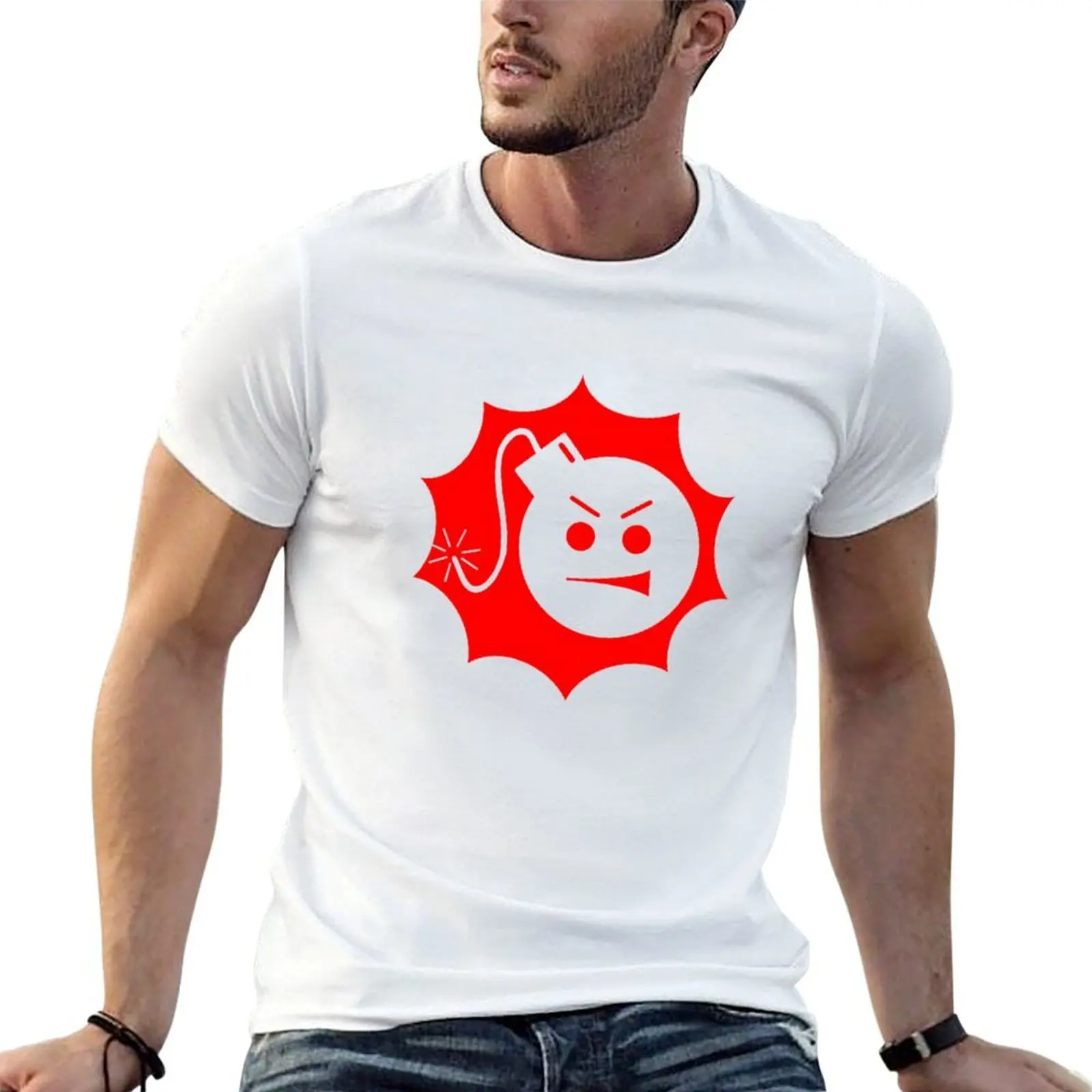 T-shirt Serius Sam, coupe classique, uni