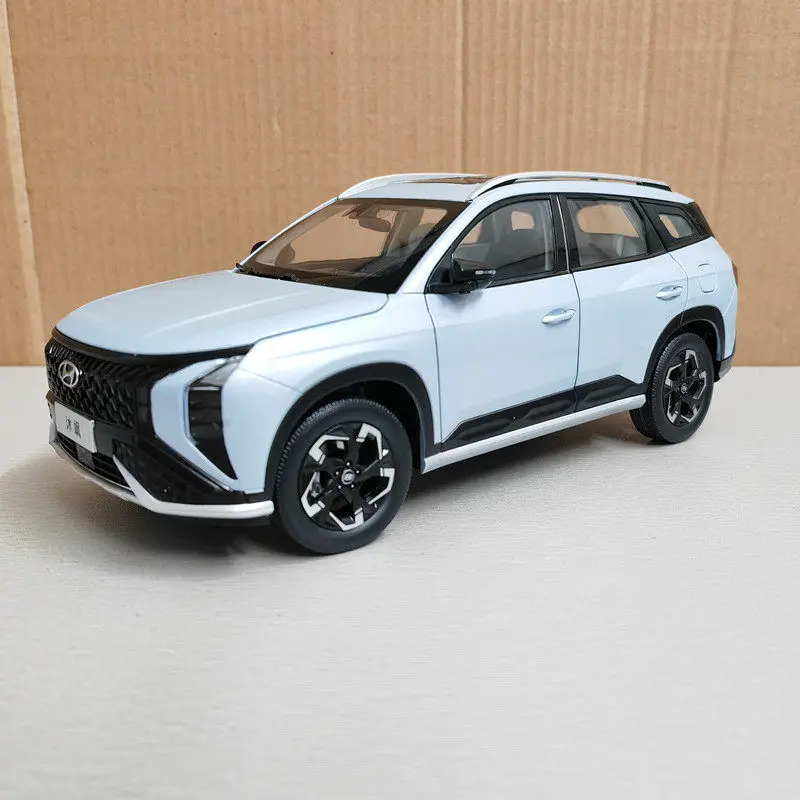 Modelo de coche de aleación de simulación a escala 1:18 del modelo original de fábrica Beijing Hyundai Musa NU2 MUFASA IX35, en stock.