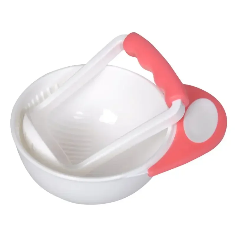 مكملات الفاكهة الطفل تعلم مطاحن أغذية الأطفال أطباق الأطفال طحن السلطانية اليدوية طحن الغذاء الأطفال وعاء تغذية الطفل #2