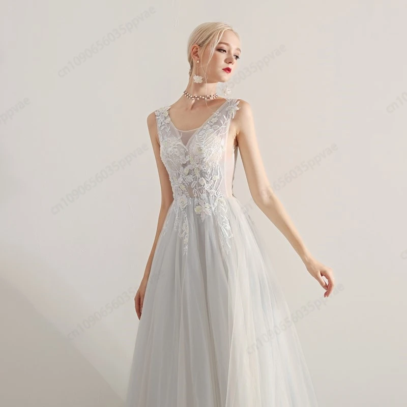 Flower Wedding Dress New Style Bride Plus Size Flower Wedding Dresses Dreamy Full-sleeve Bridal Lace Up Dresses Ball Gowns