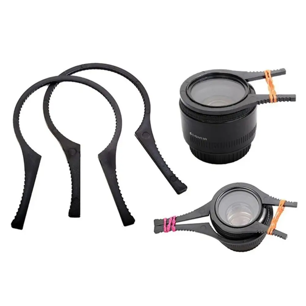 2PCS Portable Camera Lens Filter Wrench ABS UV/ND/CPL Filter Removal Wrench Tool Spanner Kit Non-slip Camera Lens Filter Clip view 4