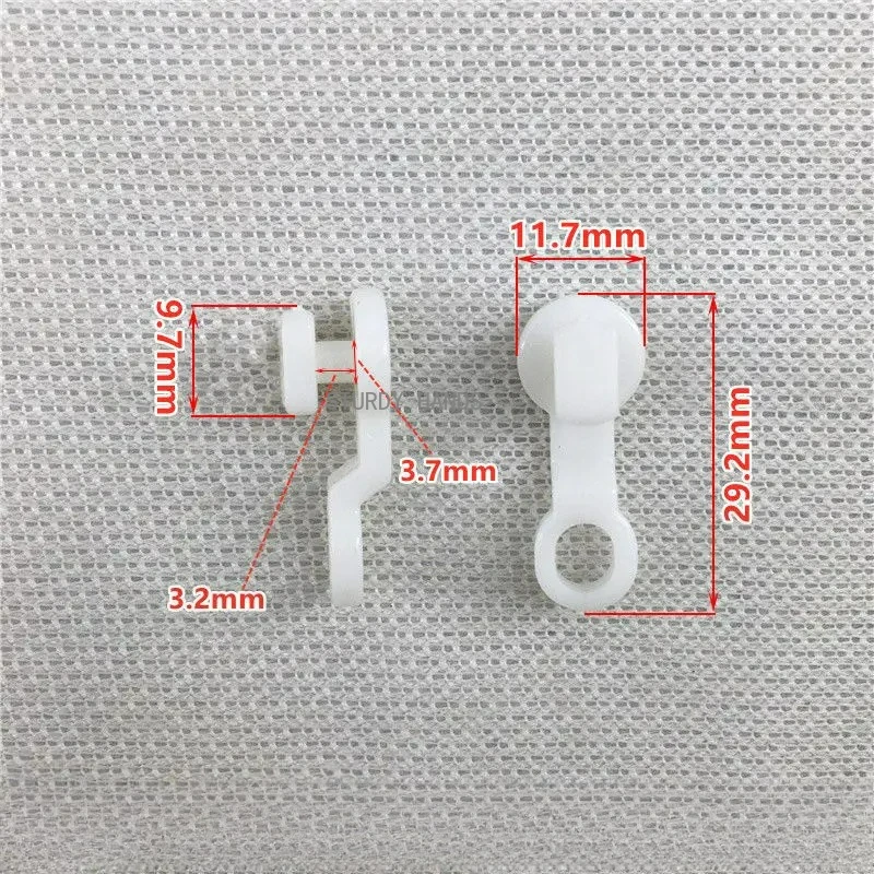 20pieces of curtain rail side mounted rail pulley suspension roller window decoration hardware accessories