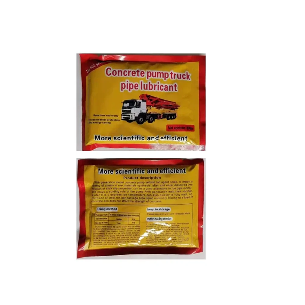 265389003 300g Bag Lubricant Concrete Pipe Pumping Aid Agent Optimal Concrete Pump Pipe Lubricant for Smooth Flow