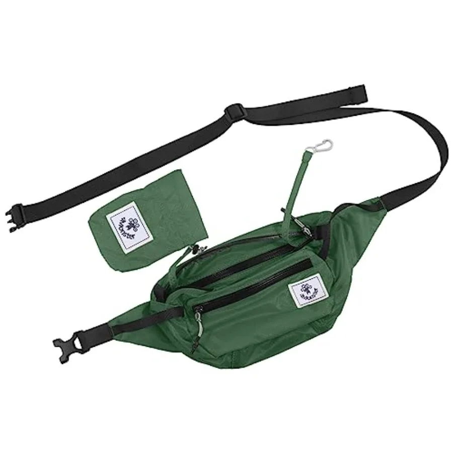 

Портативная водонепроницаемая поясная сумка для походов с регулируемым ремнем, легкая нагрудная сумка-кроссбоди, тонкая сумка