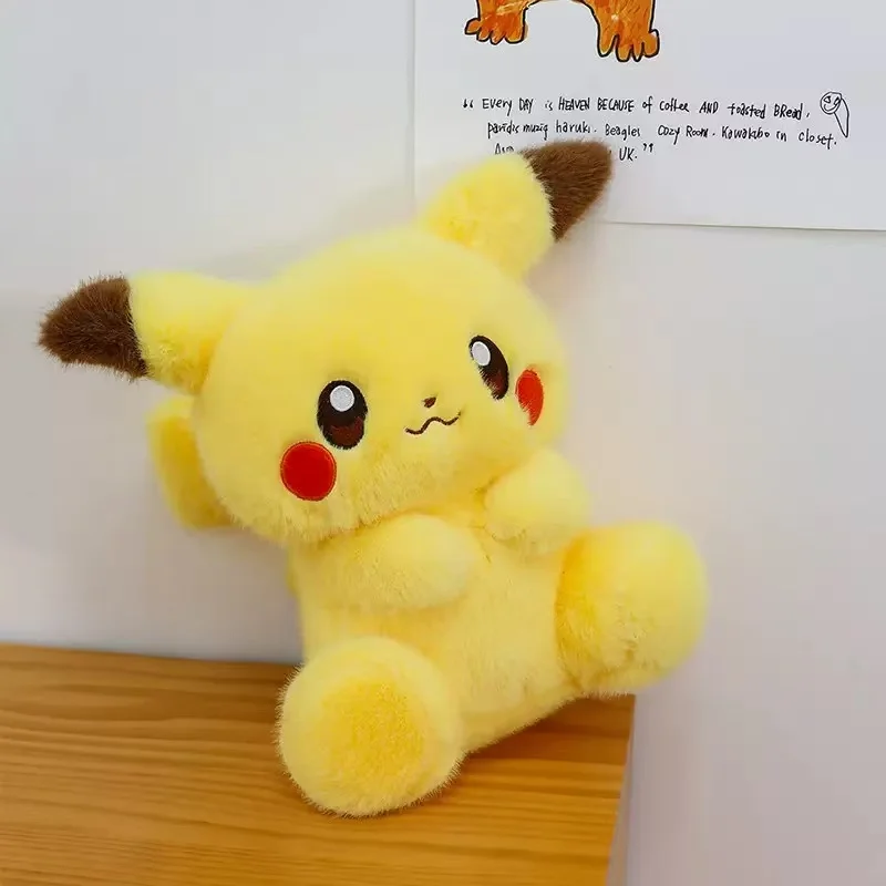 22cm Pokemon Pikachu Plush Toys Kawaii Anime Elf Plush Doll Soft Stuffed Cartoon Pikachu Doll Birthday Gift For Boys Girls