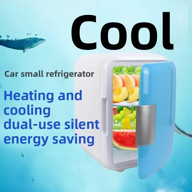 Portable Mini Car Refrigerator Electric Freezer with Compressor Dual Zone Beer Beverage Storage Cooling Heating