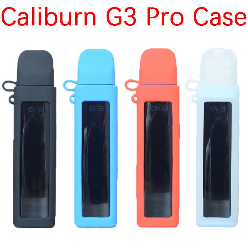 50pcs Silicone Case For Uwell Caliburn G3 Pro Protective Tecture Skin Cover Rubber Soft Bag