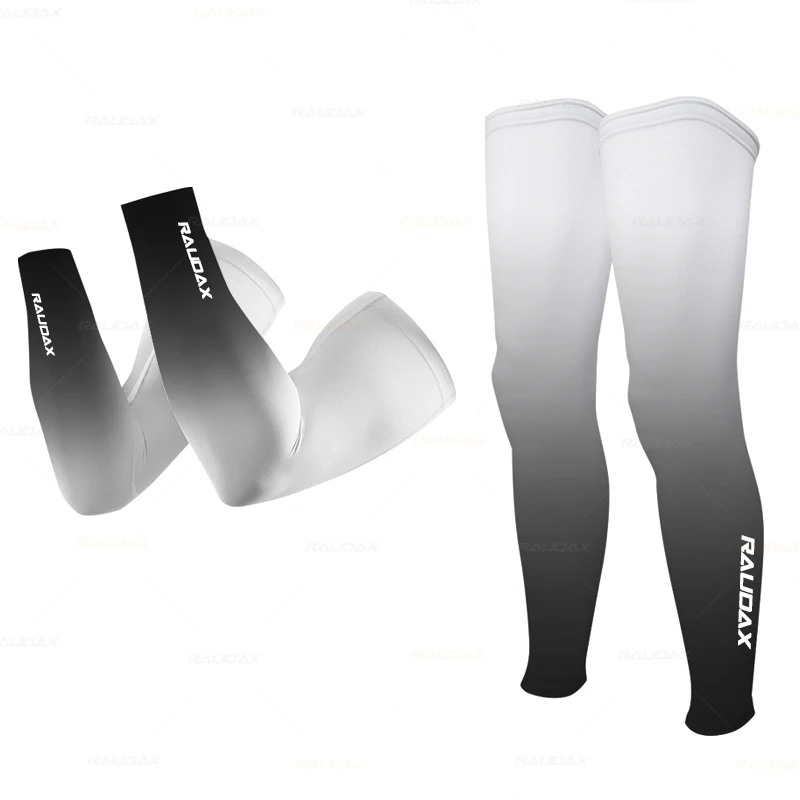 RAUDAX 2024 Bicycle Leg Guards, Breathable Protective Cover, UV Protection Technology, Outdoor Running Competition, MTB