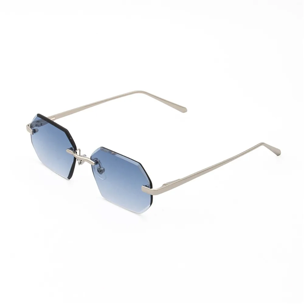 

Personalized Multicolor Sun Glasses Vision Care Lightweight Frameless Sunglasses Fashion Vintage Men UV400 Eyewear Photography