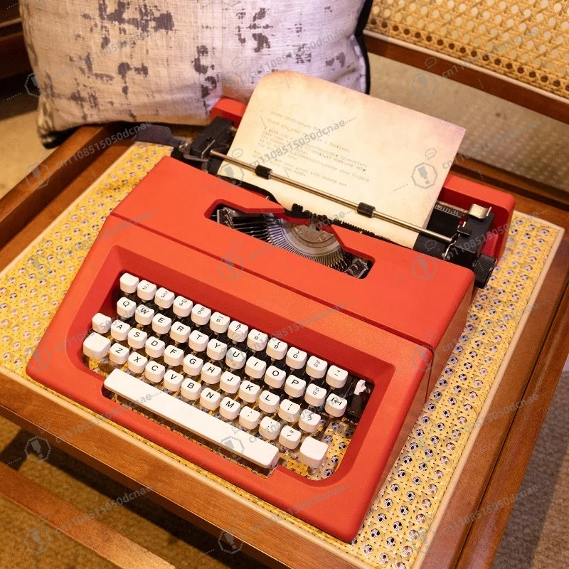 Vintage English Mechanical Typewriter   Fully Working Retro Collectible Literary Gift Home Decor Wholesale