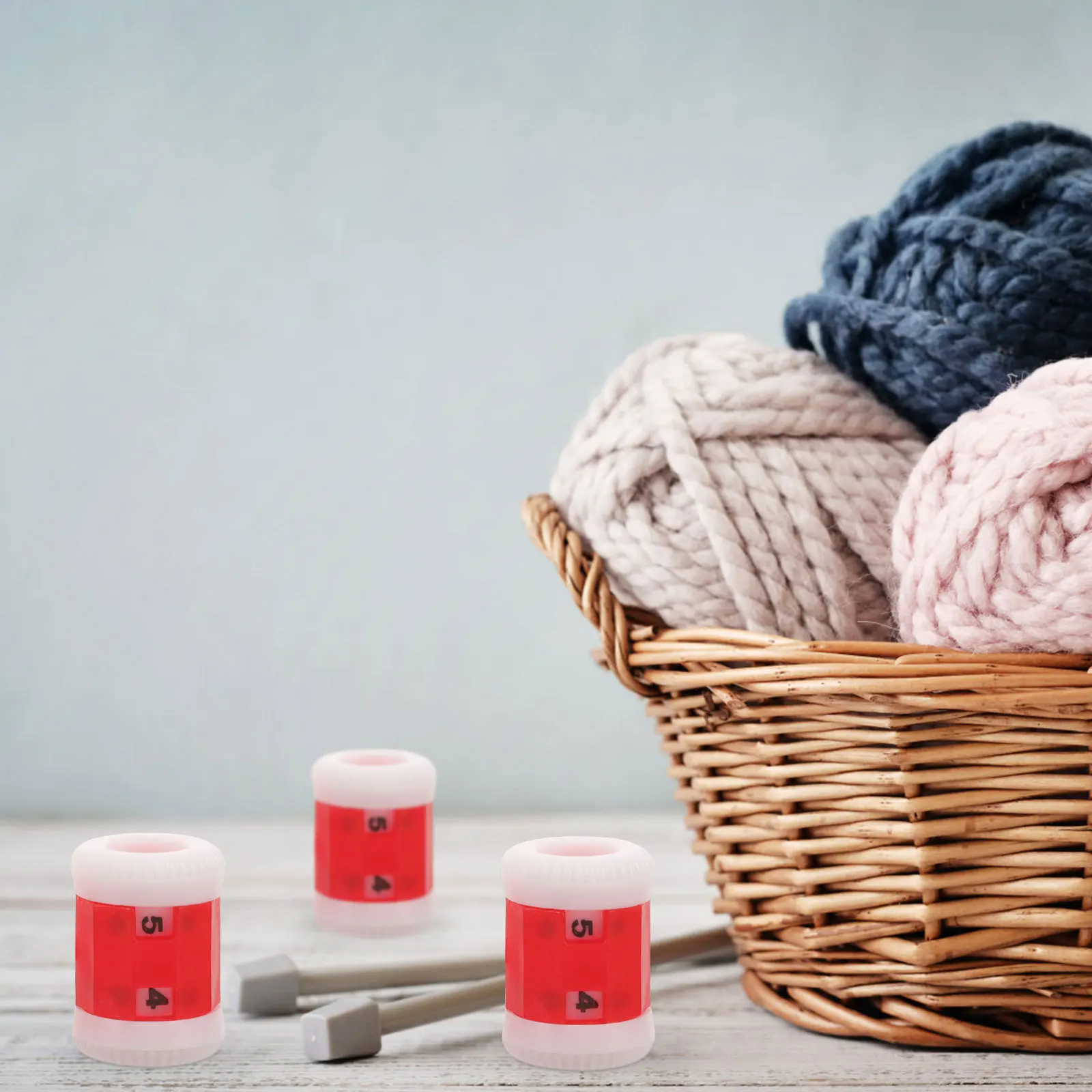 

20Pcs Stitch Counter Flexible Needle Crochet Row Marker Simplify DIY Knitting Counter Smooth Stitch Marker for Home