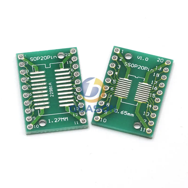 10PCS PCB Board Kit SMD Turn To DIP Adapter Converter Plate SOP MSOP SSOP TSSOP SOT23 8 10 14 16 20 28 SMT To DIP