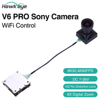 Hawkeye Firefly V6 PRO 1 inch Camera 6K30 4K60fps horizontal EIS Horizon 8X ZOOM HDMI-Compatible Anti-Shake Camera C-port Lenses
