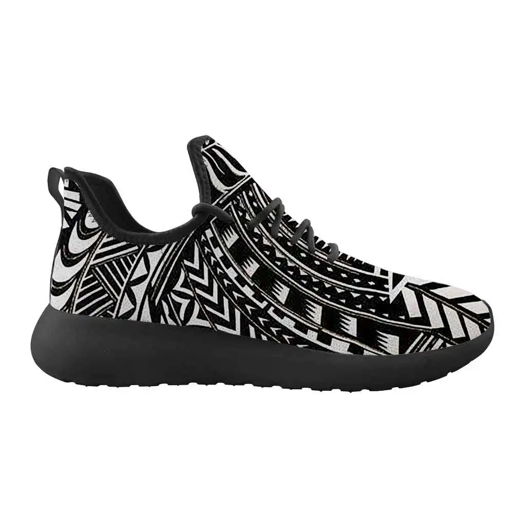 Tonga Art Style Teenage Girls Brand Design Casual Shoes Polynesian Tattoo Print Sneakers Comfortable Mesh Women's Footwear