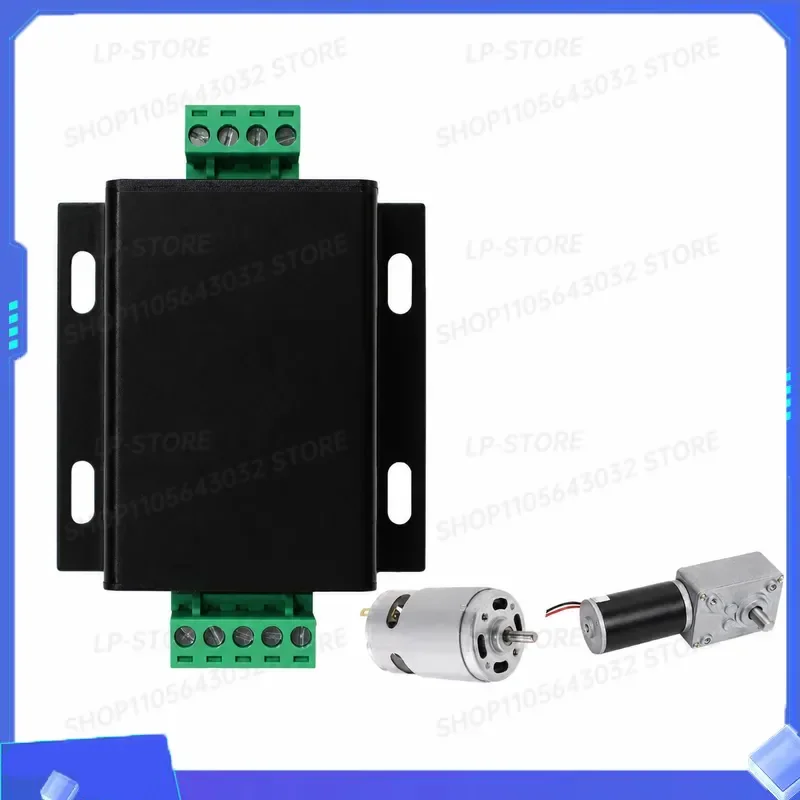 for Dual Channel Motor Forward Reverse Controller Brushed DC Driver Serial Port RS485 Speed Regulation Overload Protection