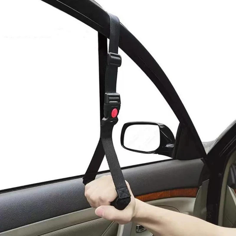 

Universal Adjustable Car Support Handle Window Armrest Box Standing Safety Auxiliary Belt Handle for Elderly and Disabled People