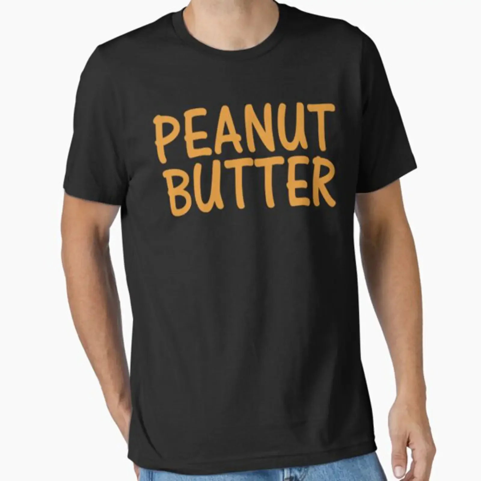 Peanut Butter designed and sold by BiagioDeFranco vintage Washed Casual Top For Everyday Wear streetwear designer clothes
