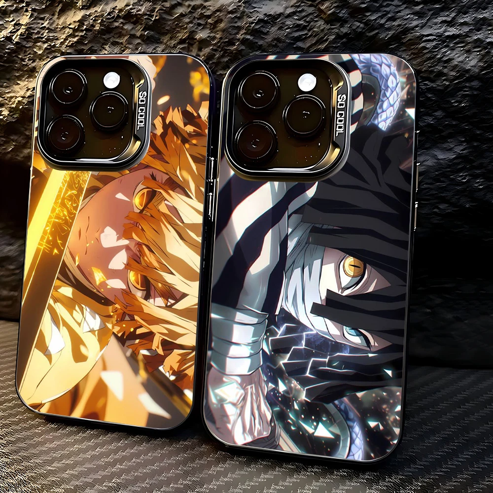 أنيمي شيطان القاتل عيون جراب هاتف ممن لهم Realme 15 14 13 12 11 10 9i 8 8i C75 C65 C63 C55 C53 C35 C33 C20 C21Y C15 21 Pro Plus 5G