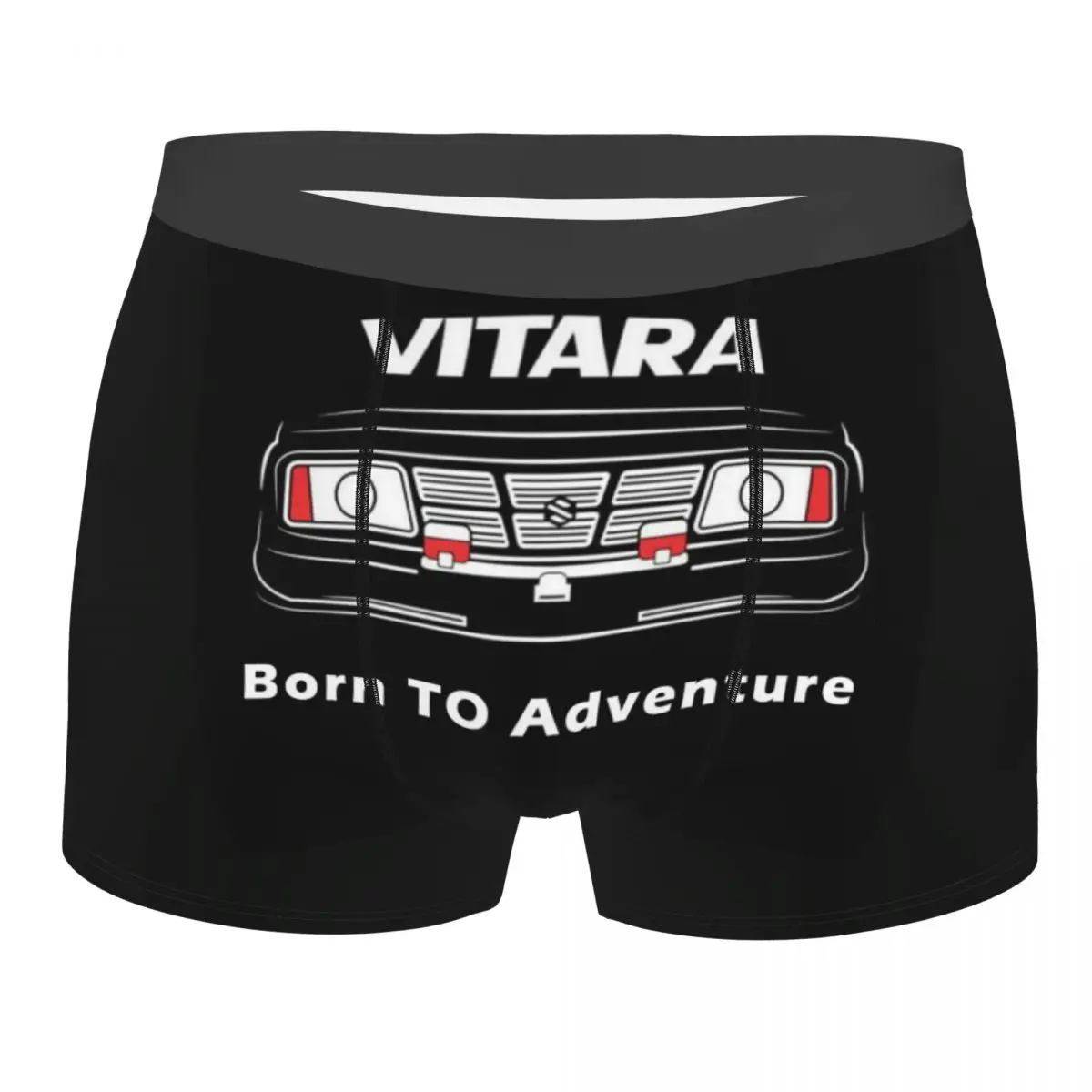 Born To Adventure Underwear Men Print Customized Boxer Briefs Shorts Panties Breathable Underpants