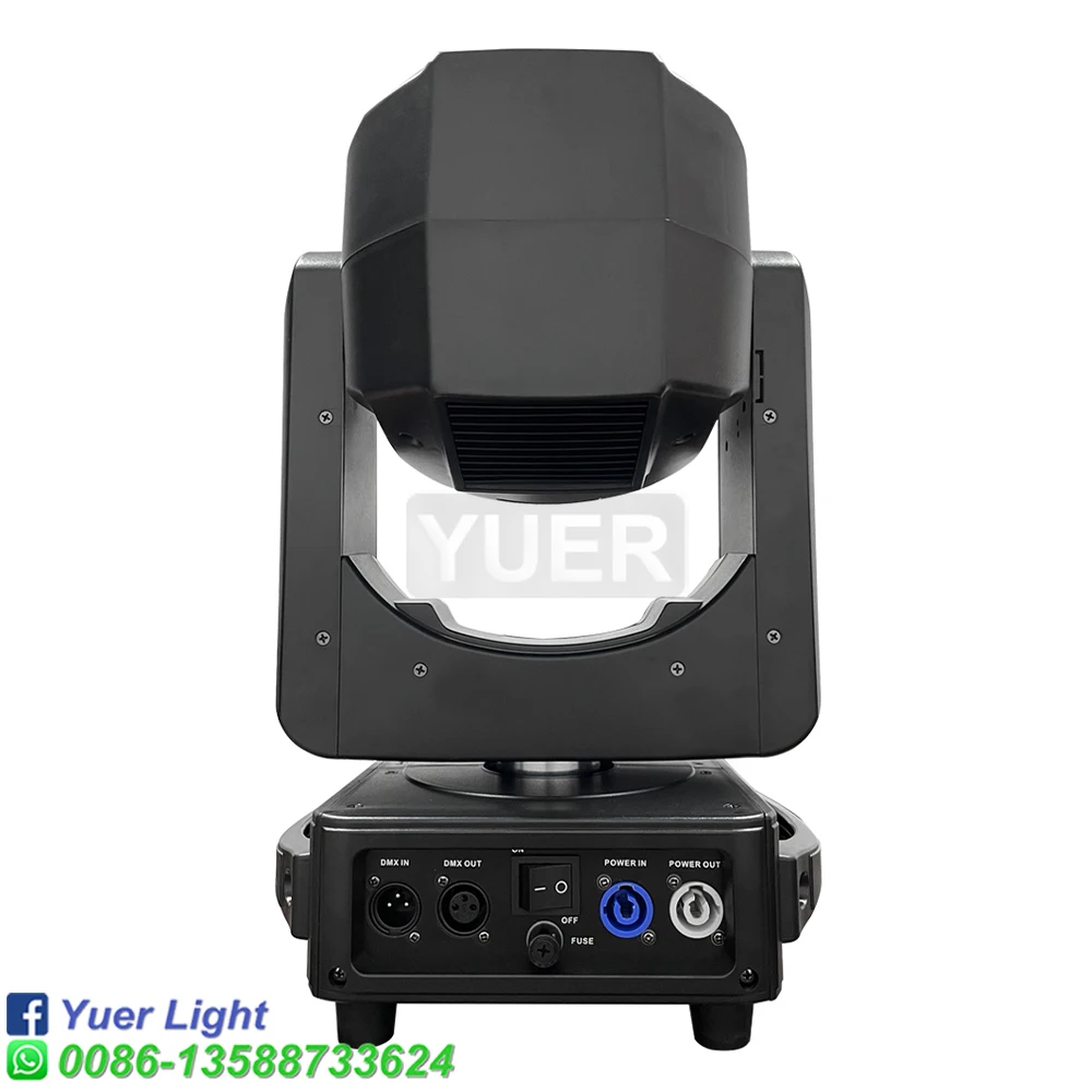 Proyector de luz profesional con cabezal móvil, iluminación de escenario, DJ, fiesta, concierto, doble Prismi, 14R, 295W, Zoom de apertura, Gobo, DMX