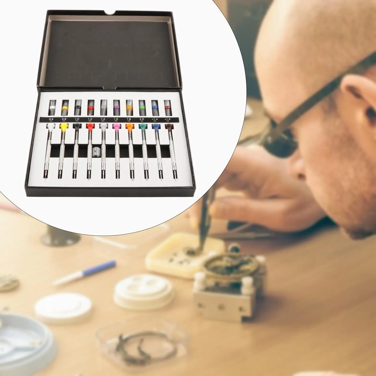 

10x набор отверток для часов, инструменты для ремонта часов, многофункциональное удаление оборудования