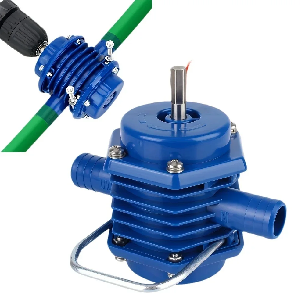 

Heavy Duty Self-Priming Hand Electric Drill Water Pump Mini No Power Required Home Garden Centrifugal Pumps